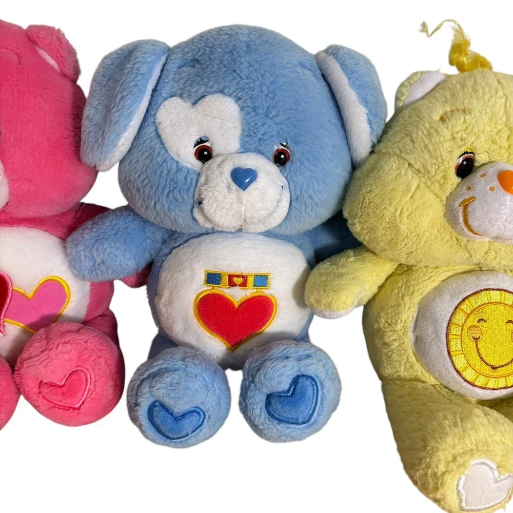 Y2K Care Bears Lot Of 4 Plush 13